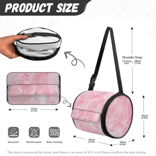 Premium Pink Marble Paper Towel Holder for Camping Cars Home