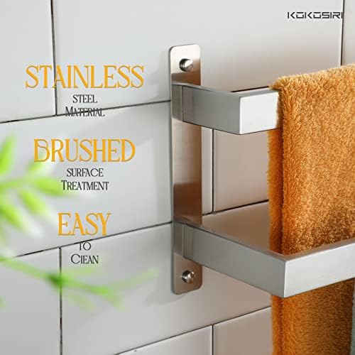 Sturdy Towel Bar for BathroomDIY Storage