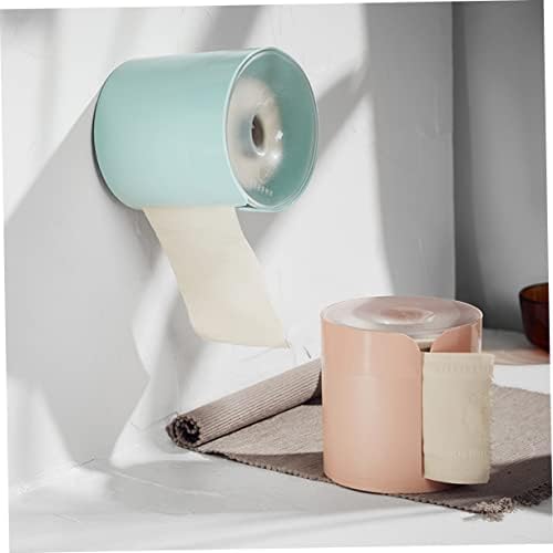 Creative Pink Toilet Paper Holder with Rustic Modern Design