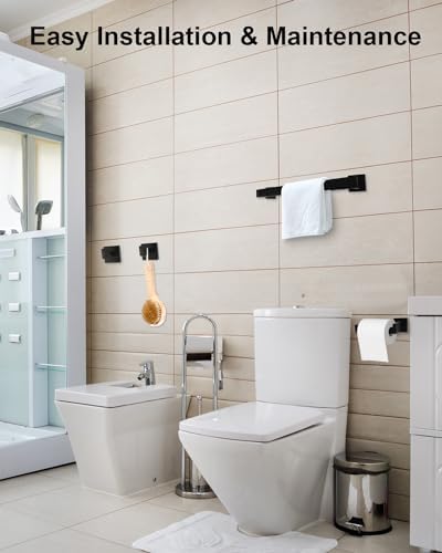 Complete set of bathroom hardware for a fresh look