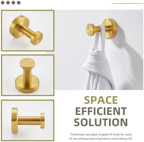 Angle Simple Robe Towel Hook Elegantly Space-Saving inating Bathroom Design