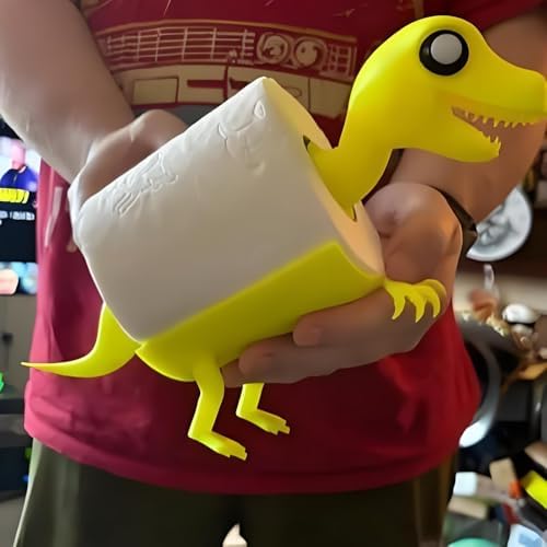 Perfectly Padded Dinosaur-Orange Animal Desk Holder