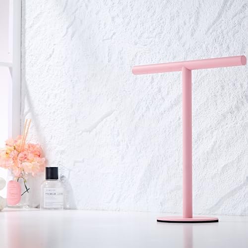 Stylish Pink Towel Holder Stand for Bathrooms kitchens or Vanities
