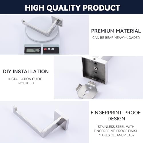 Rustproof Chrome Toilet Paper Holder Bathroom TP Roll Holder