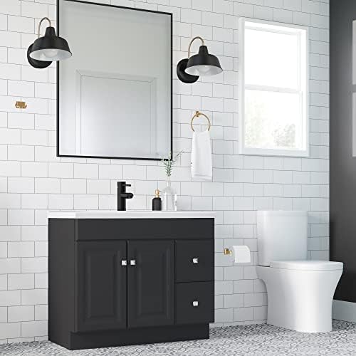 Zinc Sure 4-Piece Towel Bar Kit with Polished Brass