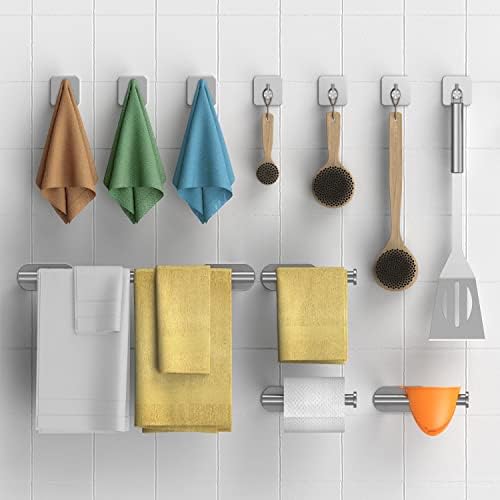 Toogon 5-Piece Self-Adhesive Towel Bar Set