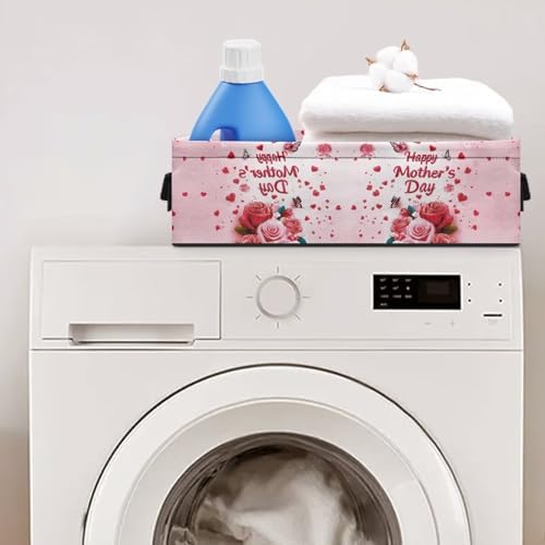 Voxugoniy Waterproof Toilet Paper Basket Durable Storage Organizer
