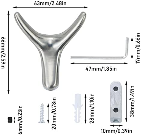 Brosay Cow Head Towel Hooks Heavy Duty