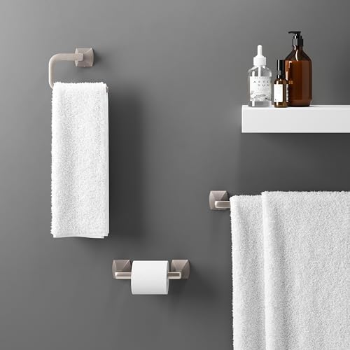 Pfister Bruxie 3-Piece Bathroom Hardware Set with Towel Bar