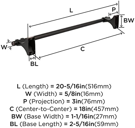 Durable Towel Holder for Bathroom or Kitchen