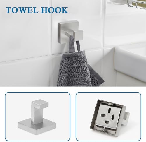 Sturdy and Stylish 4-Piece Bath Towel Holder Set
