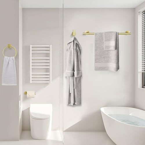10-Piece Gold Bathroom Hardware Set