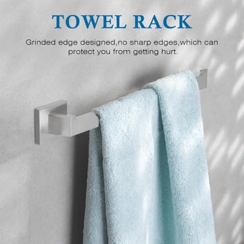 Sturdy and Stylish 4-Piece Bath Towel Holder Set