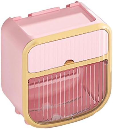 Stylish Pink Wall-Mounted Toiletry Holder for Efficient Bathroom Organization Use