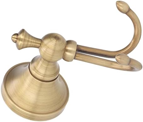 Double-Tier Wall Towel Hook Stainless Steel Antique Design