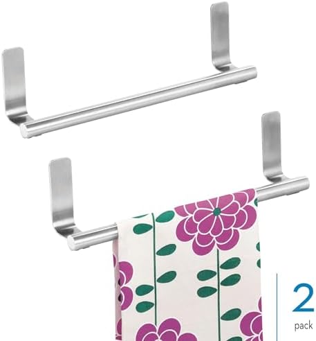 Set of 2 iDesign Adhesive Towel Bars