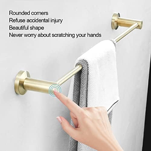 Sturdy 304 Stainless Steel Towel Bar for Elegantly Organized Bathrooms