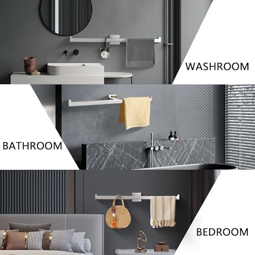Chrome Towel Bar for Bathroom Wall Mounted 20-Inch