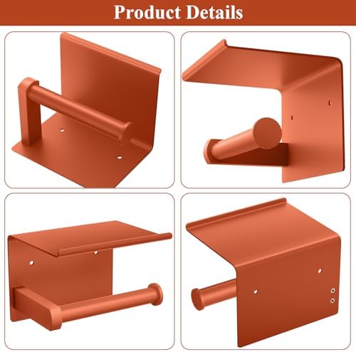 Stainless Steel Toile Paper Holder Modern Design Durable Compact for Home Use