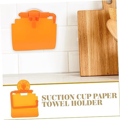 Gadpiparty Suction Cup Toilet Paper Holder Modern Stylish and Space-Saving