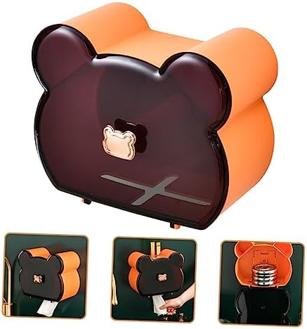 Elegant Face Towel Storage Box Wall-Mounted Toilet Paper Organizer