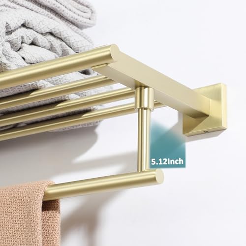 Premium 24-Inch Stainless Steel Towel Rack