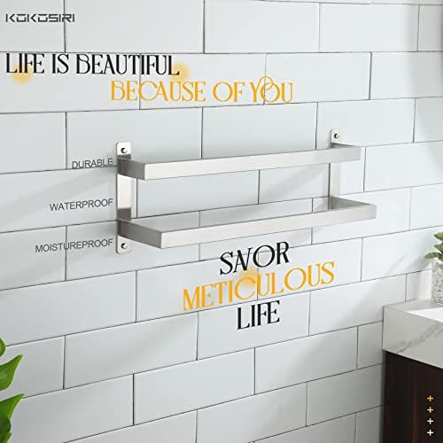 Sturdy Towel Bar for BathroomDIY Storage