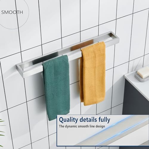 Rust-Proof Towel Bar Modern Design Easy to Install