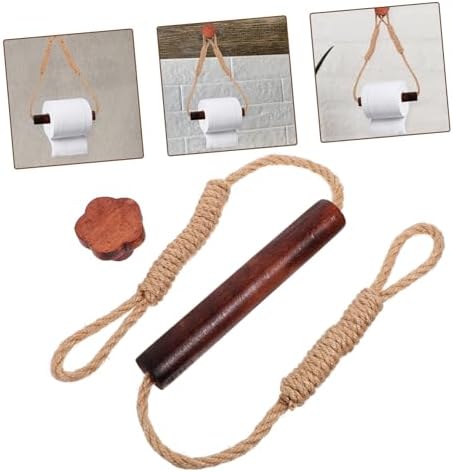 GRIRIW Elegant Rustic Wall-Mounted Toilet Paper Holder