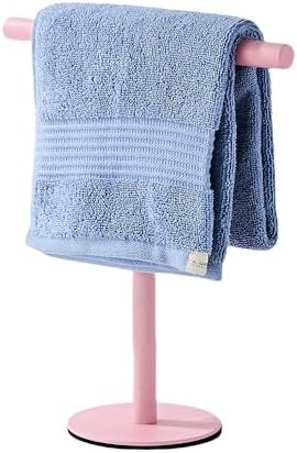 Stylish Pink Towel Holder Stand for Bathrooms kitchens or Vanities