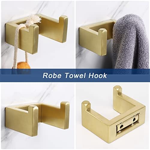 Modern bath towel bar set 24 304 stainless steel towel rod set