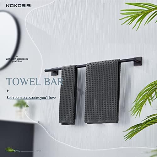 Sturdy 32-Inch Oak-Rubbed Bronze towel bar