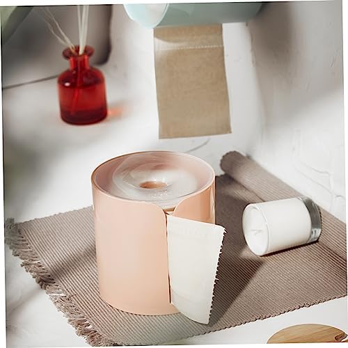 PRETYZOOM Wall-Mounted Transparent Toilet Paper Holder for Efficient Storage