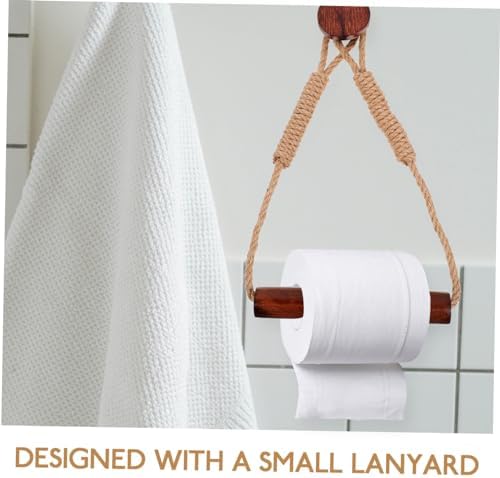PAMINGONO Rustic Wall-Mounted Toilet Paper Holder