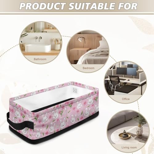 Cute and Functional Toilet Paper Storage Basket - Polyester easy to carry