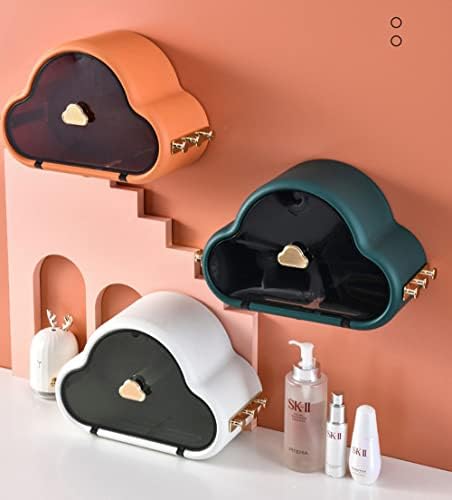 FYOPOIYPaper Towel Holder Wall Mount ABS Toilet Roll Holder no Drilling On Wall