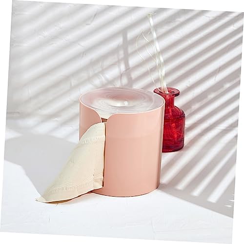 Creative Pink Toilet Paper Holder with Rustic Modern Design