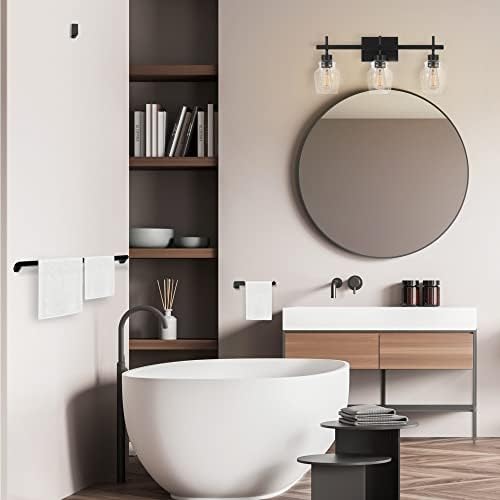 Globe Electric Mat Black 5-Piece Bath Set All-In-One Vanity