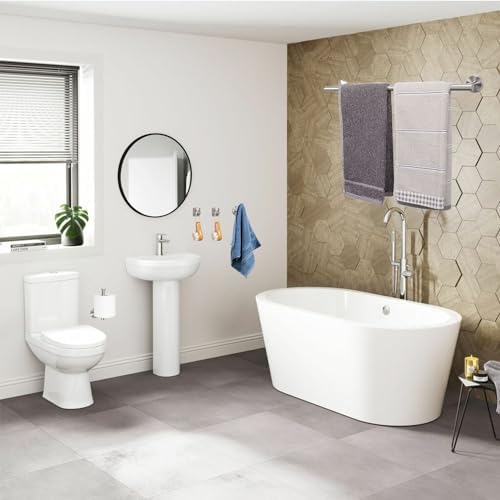 Bathroom Hardware Set Thick Stainless Steel Towel Bar Holder Set