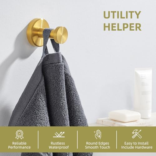 Angle Simple Robe Towel Hook Elegantly Space-Saving inating Bathroom Design