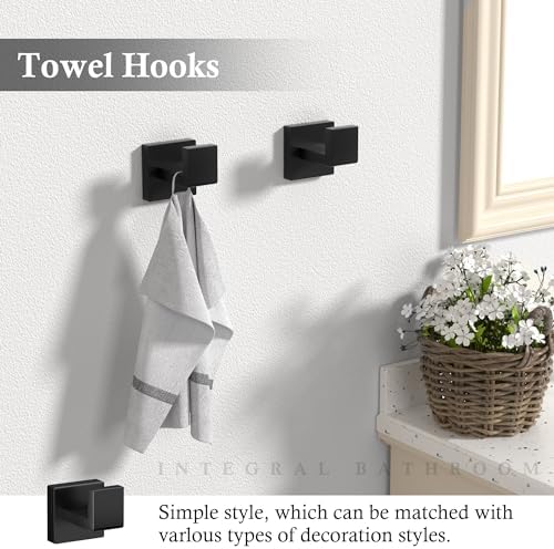 5-Piece Black Bath Set