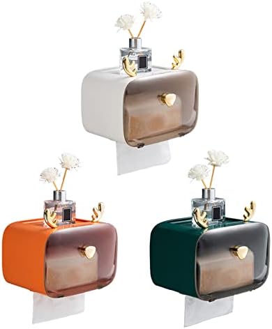 Hanging Wall Mounted Tissue Box Holder Olive
