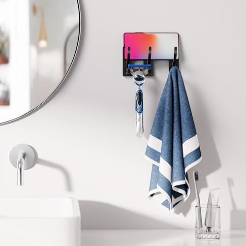 Self-Adhesive Towel Hooks Premium 13LB 4-Packad
