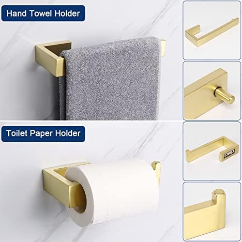 Modern bath towel bar set 24 304 stainless steel towel rod set