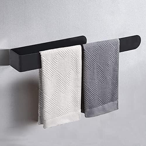 Stylish Black Towel Bar Set for Bathrooms