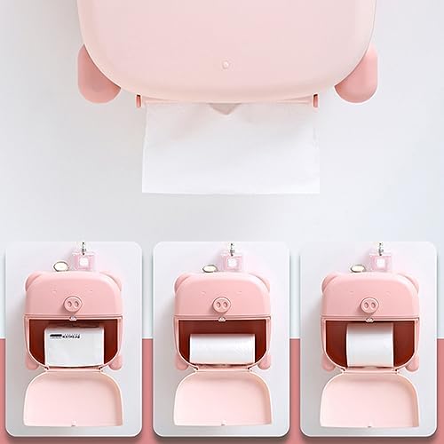 Cute Wall-Mounted Toilet Paper Holder