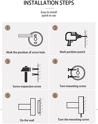 Bathroom Hardware Set - Gold Black Towel Rail Robe Hook