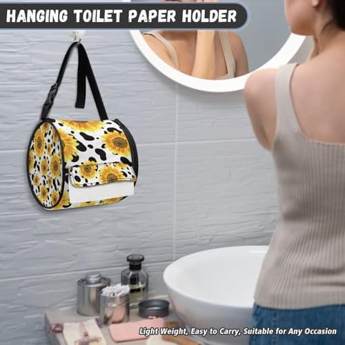 Sunflower Toilet Paper Dust Cover
