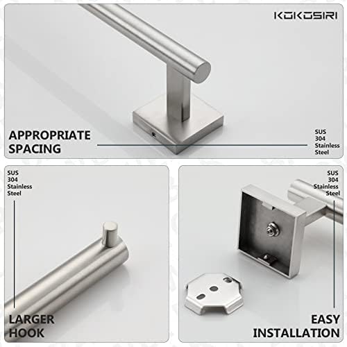 KOKOSIRI 4-Piece Bathroom Hardware Set