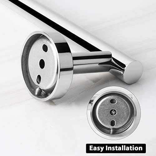 Sturdy 33 Bathroom Towel Bar Chrome-Finish Towel Holder